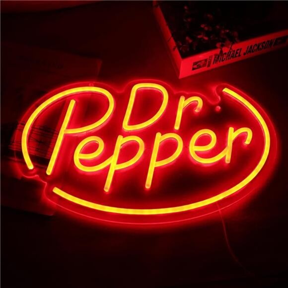 Dr Pepper Soda Pop LED Neon Sign Man Cave Store Shop Business Restaurant Retro - Picture 3 of 7